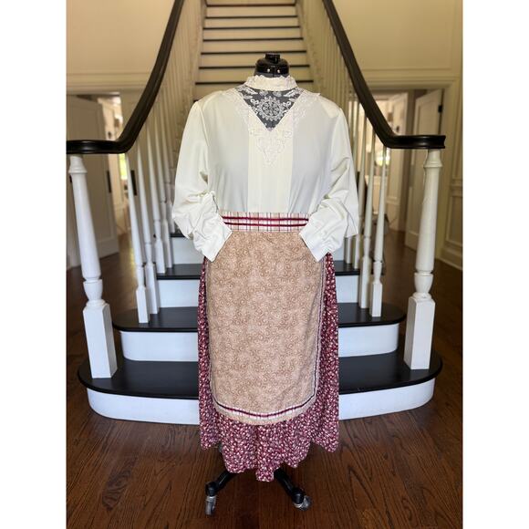 2X-Petite Prairie Pioneer Victorian Costume Reenactment Trek History Bounding - Picture 3 of 11